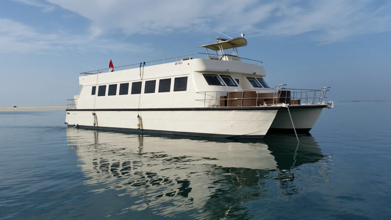50 guest yacht rental Abu Dhabi